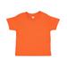 Rabbit Skins RS3301 Toddler Cotton Jersey T-Shirt in Orange size 4 3301T, 3301J, LA330T, LA330J