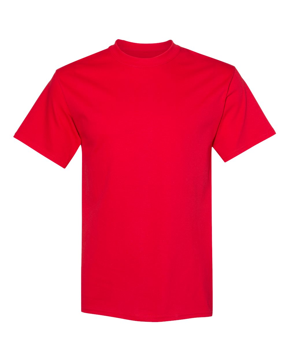 Hanes 5280 Adult Essential Short Sleeve T-Shirt in Red size Large | Cotton