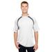 A4 N3001 Men's Spartan Short Sleeve Color Block Crew Neck T-Shirt size 3XL | Polyester A4N3001