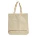 OAD OAD106 Medium 12 oz Gusseted Tote Bag in Natural | Cotton/Canvas Blend