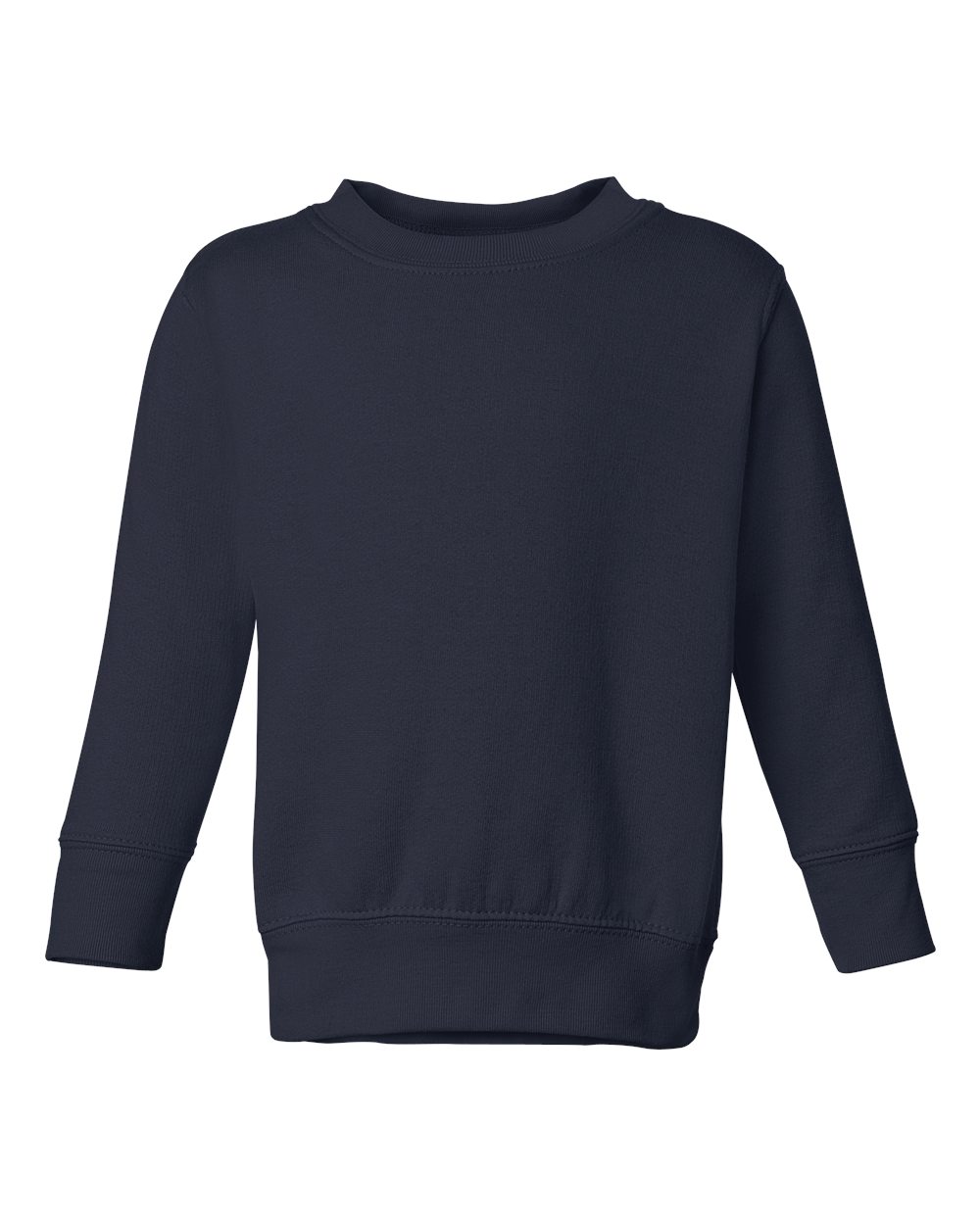 Rabbit Skins 3317 Toddler Crew Fleece Sweatshirt in Navy Blue size 2 LA3317