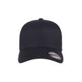 Flexfit 6477 Adult Wool Blend Cap in Dark Navy Blue size Large/XL FF6477