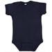 Rabbit Skins 4400 Infant Baby Rib Bodysuit in Navy Blue size 24MOS | Ringspun Cotton LA4400, RS4400