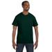 Hanes 5250T Men's Authentic-T T-Shirt in Deep Forest Green size Small | Cotton 5250
