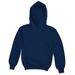 Hanes P473 Youth EcoSmart Pullover Hooded Sweatshirt in Navy Blue size Large | Cotton Polyester P470