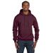 Champion S700 Adult 9 oz. Powerblend Pullover Hood T-Shirt in Maroon size 3XL | Cotton Polyester