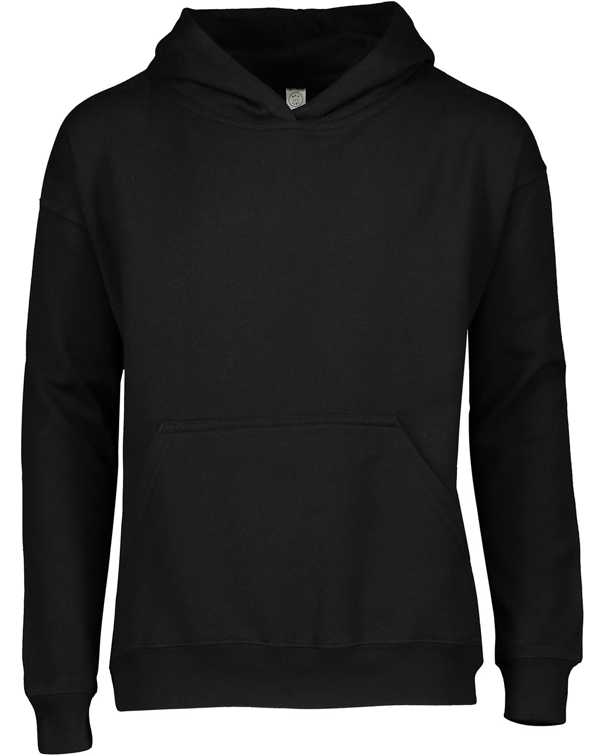 LAT 2296 Youth Fleece Hoodie Sweatshirt in Black size XL LA2296 - LAT