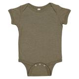 Rabbit Skins 4424 Infant Fine Jersey Bodysuit in Vintage Military Green size 12MOS | Ringspun Cotton LA4424, RS4424