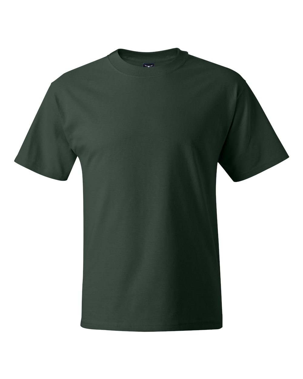 Hanes 5180 Beefy-T-Shirt - Cotton T-Shirt in Deep Forest Green size Small | Ringspun