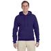 Jerzees 996 Adult NuBlend Fleece Pullover Hooded Sweatshirt in Deep Purple size 3XL | Cotton Polyester 996MR, 996M