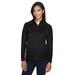 Devon & Jones DG440W Women's Stretch Tech-Shell Compass Quarter-Zip Jacket in Black size Medium | Polyester