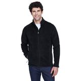 CORE365 88190 Men's Journey Fleece Jacket in Black size XL | Polyester