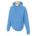 Jerzees 996 Adult NuBlend Fleece Pullover Hooded Sweatshirt in Columbia Blue size 3XL | Cotton Polyester 996MR, 996M