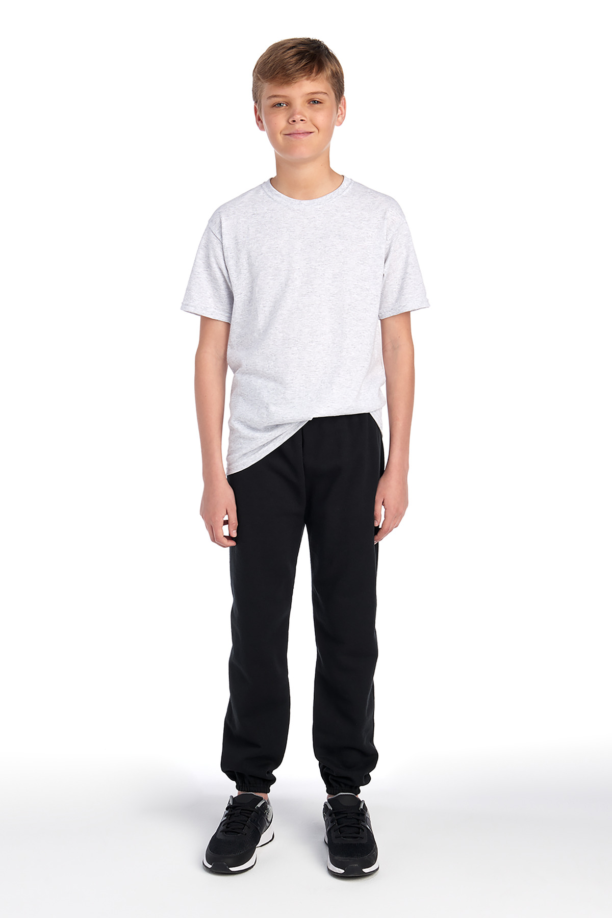 Jerzees 973B Youth NuBlend Sweatpant in Black size Large | Cotton Polyester 973BR - Jerzees