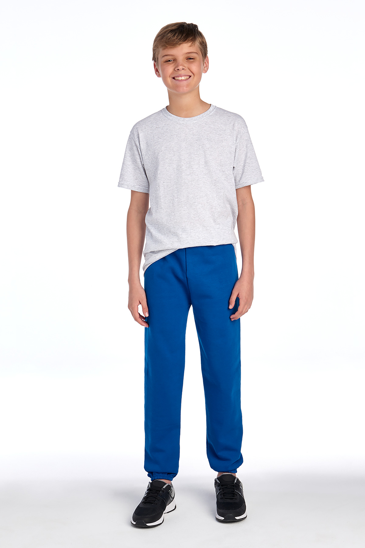 Jerzees 973B Youth NuBlend Sweatpant in Royal Blue size Large | Cotton Polyester 973BR