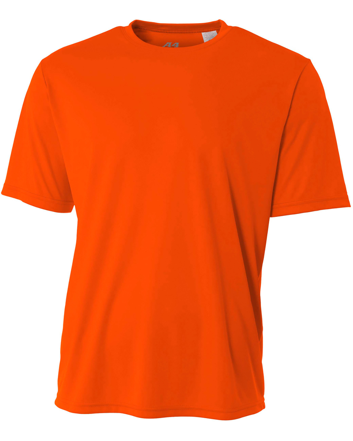 A4 NB3142 Youth Cooling Performance Crew T-Shirt in Safety Orange size Small | Polyester A4NB3142