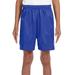 A4 NB5301 Athletic Youth Six Inch Inseam Mesh Short in Royal Blue size Small | Polyester A4NB5301