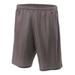 A4 NB5301 Athletic Youth Six Inch Inseam Mesh Short in Graphite Grey size XL | Polyester A4NB5301