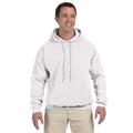 Gildan G125 DryBlend Pullover Hooded Sweatshirt in White size XL | Fleece G12500, 12500
