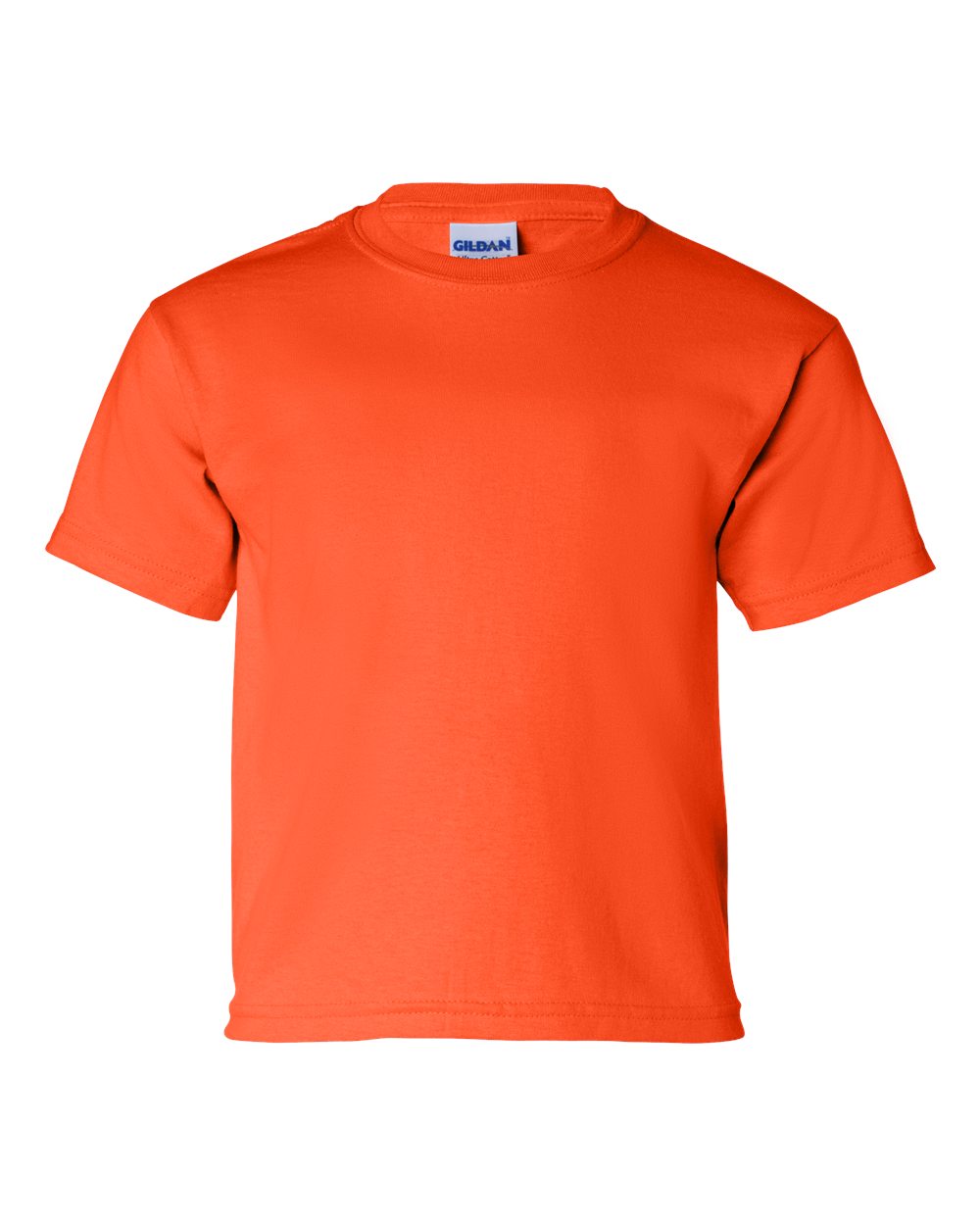 Gildan G200B Youth Ultra Cotton T Shirt in Orange size Small 2000B, G2000B