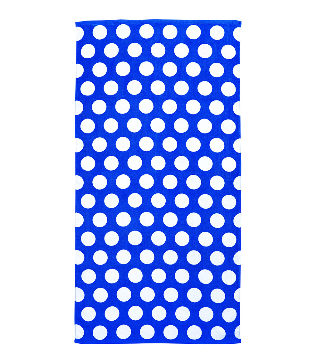 Carmel Towel Company C3060 Velour Beach in Royal Blue size ONE | Cotton C3060X, C3060P, LBC3060, C3060S, C3060C, C3060A