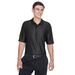 UltraClub 8415 Men's Cool & Dry Performance Polo Shirt in Black size Large | Polyester