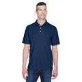 UltraClub 8445 Men's Cool & Dry Stain-Release Performance Polo Shirt in Navy Blue size Medium | Polyester