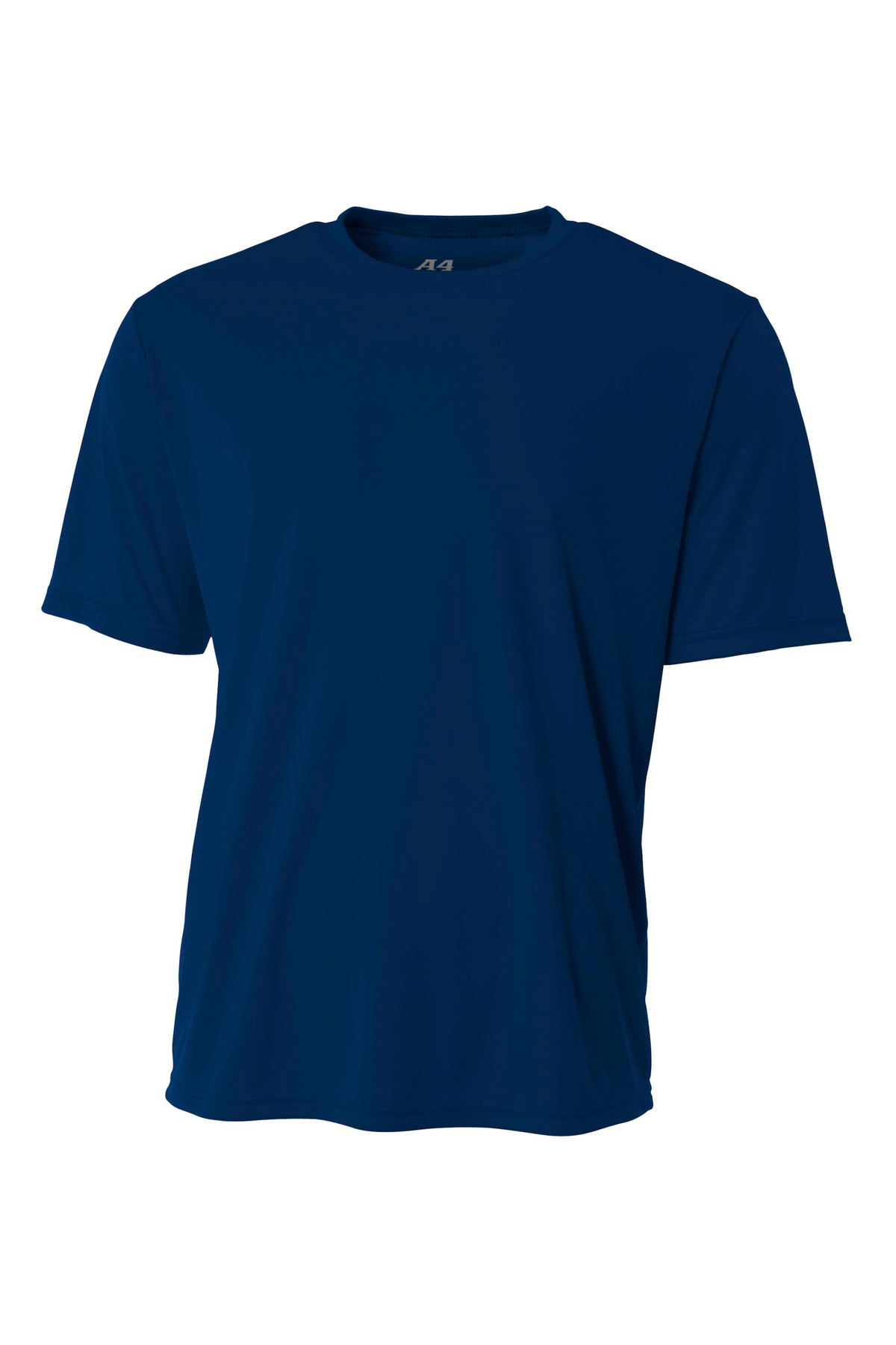 A4 NB3142 Youth Cooling Performance Crew T-Shirt in Navy Blue size Small | Polyester A4NB3142