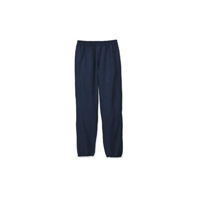 Hanes P650 Polyester Fleece Pant in Navy Blue size Small | Cotton