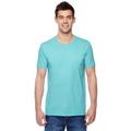 Fruit of the Loom SF45R Adult 4.7 oz. Sofspun Jersey Crew T-Shirt in Scuba Blue size XL | Cotton