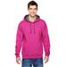 Fruit of the Loom SF76R Adult 7.2 oz. SofSpun Hooded Sweatshirt in Cyber Pink size Small | Cotton/Polyester Blend