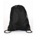 Liberty Bags 8888 Zipper Drawstring Backpack in Black | Nylon LB8888