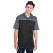 CORE365 CE101 Men's Balance Colorblock Performance PiquÃ© Polo Shirt in Black/Carbon size Small | Polyester