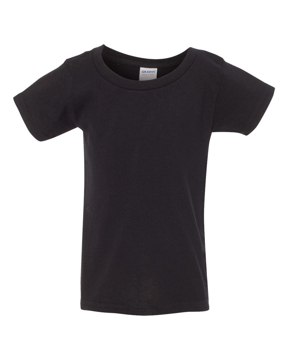 Gildan G510P Heavy Cotton Toddler Tshirt in Black size 2 5100P, G5100P