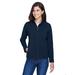 CORE365 78184 Women's Cruise Two-Layer Fleece Bonded Soft Shell Jacket in Classic Navy Blue size Small