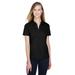 North End 78632 Women's Recycled Polyester Performance PiquÃ© Polo Shirt in Black size 2XL
