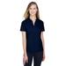 North End 78632 Women's Recycled Polyester Performance PiquÃ© Polo Shirt in Night size XS