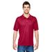 Hanes 4800 Men's 4 oz. Cool Dri with Fresh IQ Polo Shirt in Deep Red size Large | Polyester