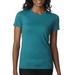 Next Level 6610 Women's CVC T-Shirt in Teal size 2XL | Ringspun Cotton NL6610