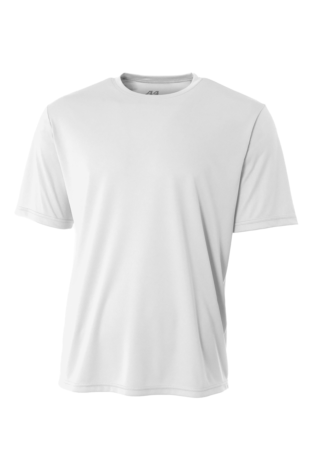 A4 NB3142 Youth Cooling Performance Crew T-Shirt in White size XL | Polyester A4NB3142