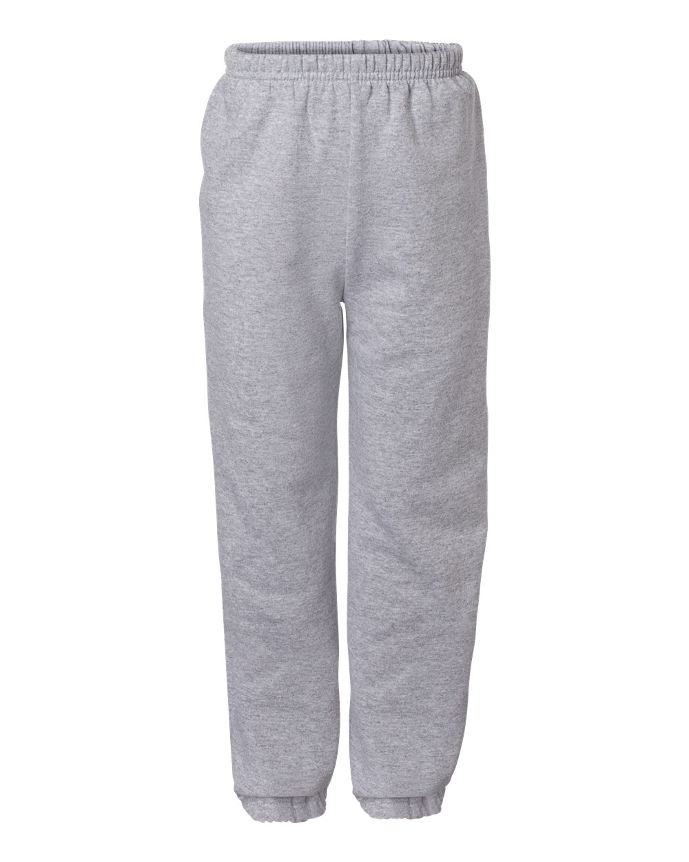 Gildan G182B Youth Heavy Blend Sweatpants in Sport Grey size Large | Cotton Polyester 18200B