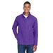 Team 365 TT90 Men's Campus Microfleece Jacket in Sport Purple size 4XL | Polyester