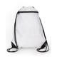 Liberty Bags 8888 Zipper Drawstring Backpack in White | Nylon LB8888