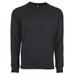 Next Level N9000 French Terry Raglan Crew T-Shirt in Black size Small | Cotton/Polyester Blend 9000, NL9000