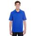 Hanes 055P Men's 6.5 oz. X-Temp PiquÃ© Short-Sleeve Polo with Fresh IQ Shirt in Deep Royal Blue size XL | Cotton/Polyester Blend