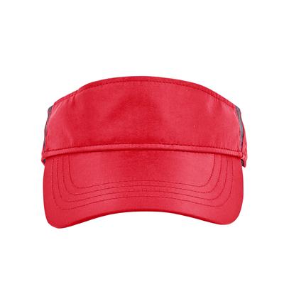 CORE365 CE002 Adult Drive Performance Visor in Classic Red/Carbon | Polyester