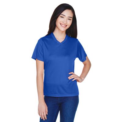 Team 365 TT11W Athletic Women's Zone Performance T-Shirt in Sport Royal Blue size 3XL | Polyester