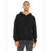 Bella + Canvas 3729 Sponge Fleece Pullover DTM Hoodie in Black size 2XL | Ringspun Cotton B3729, BC3729