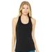 Bella + Canvas B6008 Women's Jersey Racerback Tank Top in Black size XL | Cotton 6008, BC6008