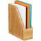 Relaxdays - Porte-revues bambou, range-documents A4, porte-magazines, porte-journaux, bureau, 30 x